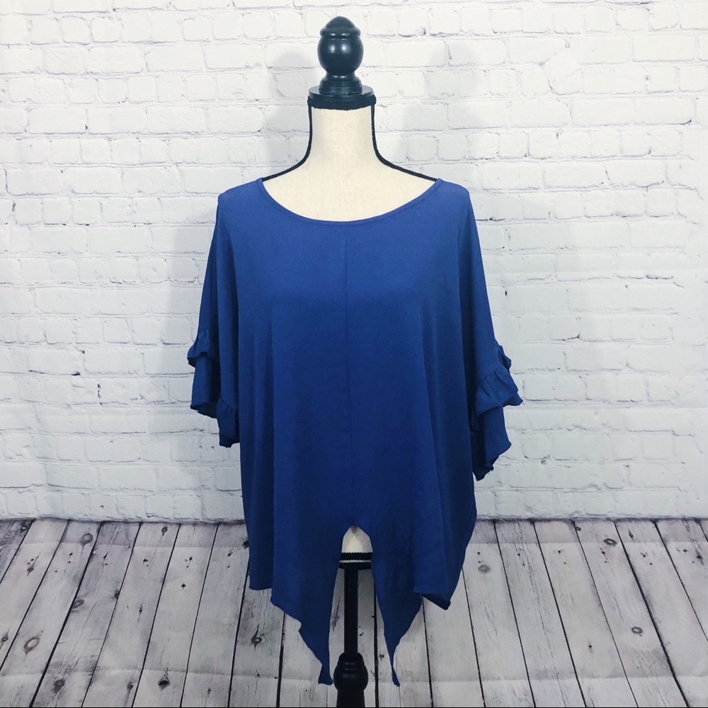 Jennie&Marlis Blue Blouse Size 1X